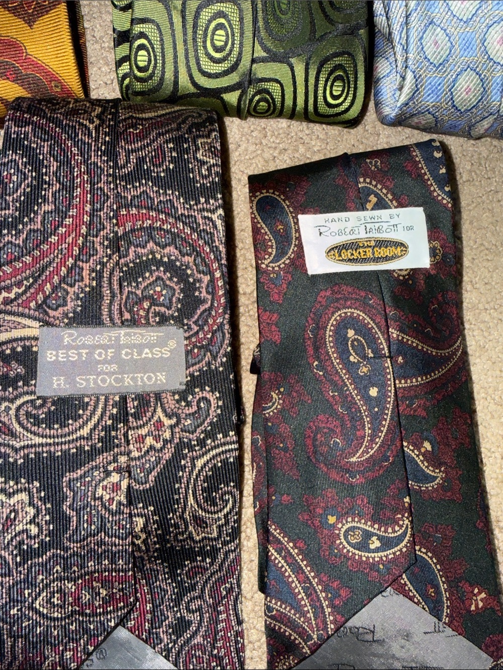 Designer Men's Paisley & Patterned Tie Collection - Assorted Colors - Picture 7 of 16